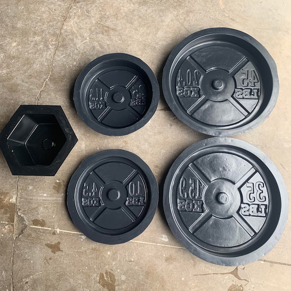 Concrete Weight Mold Etsy