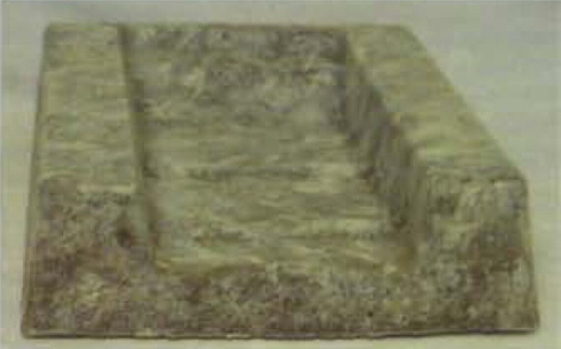 SPLASH BLOCK MOLD Concrete Mold Abs Plastic Concrete Etsy