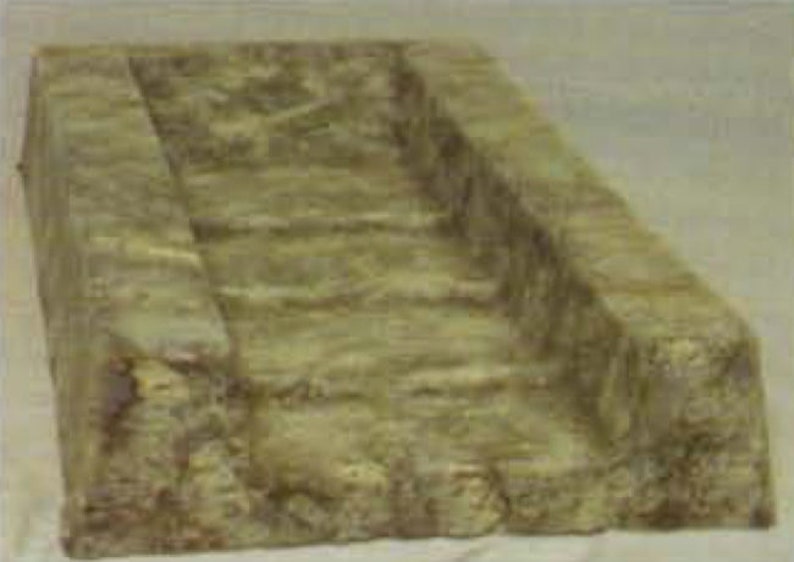 SPLASH BLOCK MOLD Concrete Mold Abs Plastic Concrete Etsy