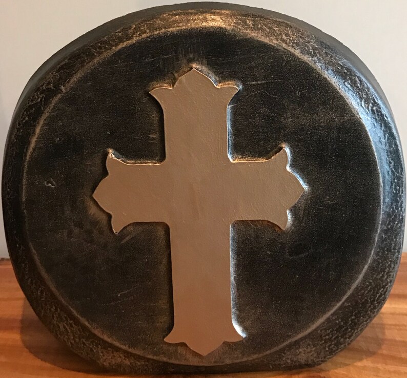 CROSS MOLD concrete mold abs plastic garden rock garden | Etsy