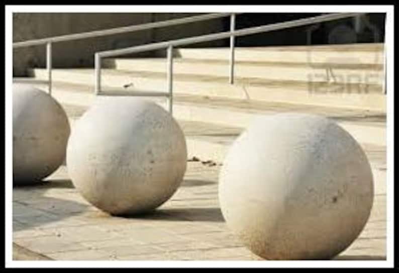 Concrete Sphere Mold 36 Diameter Fiberglass Molds Etsy