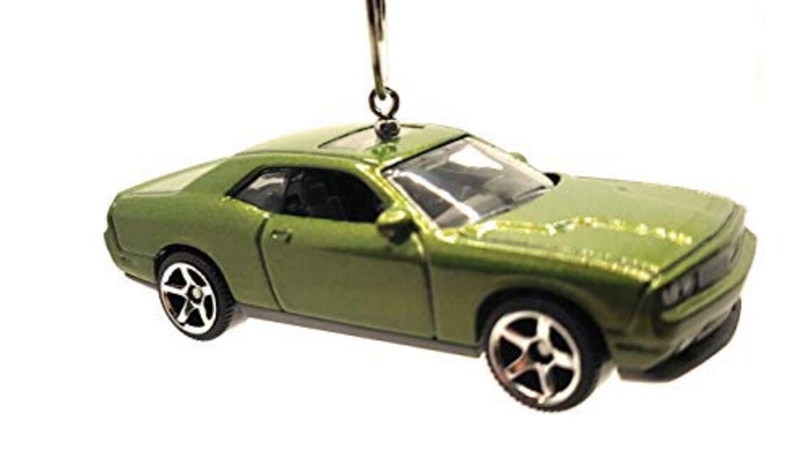 Dodge Challenger Christmas Ornament 1:64 Green | Etsy