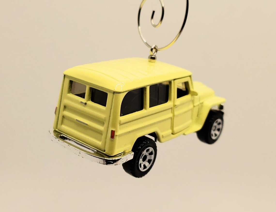1962 for Willys Jeep Wagon Christmas Ornament 164 Yellow Etsy