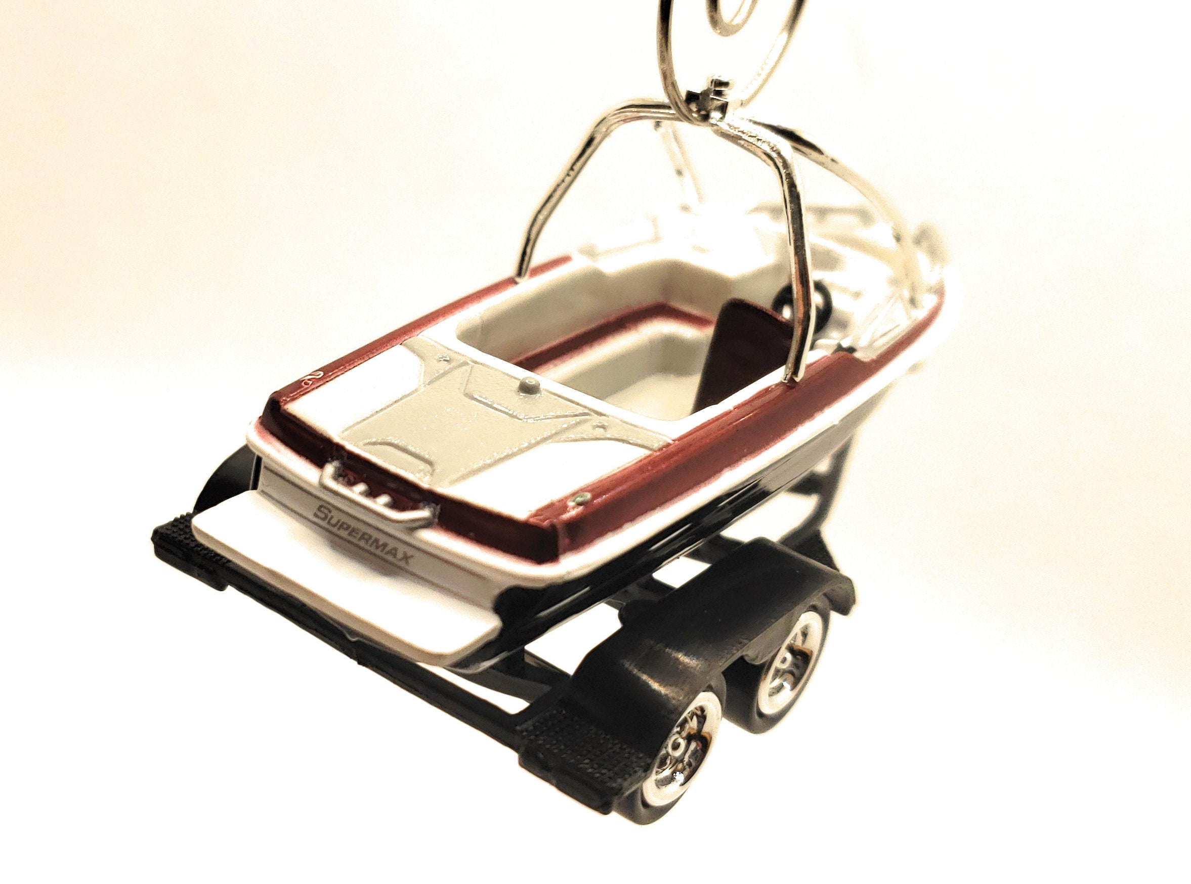 Waterski Wakeboard Boat Christmas Ornament 164 Maroon Etsy