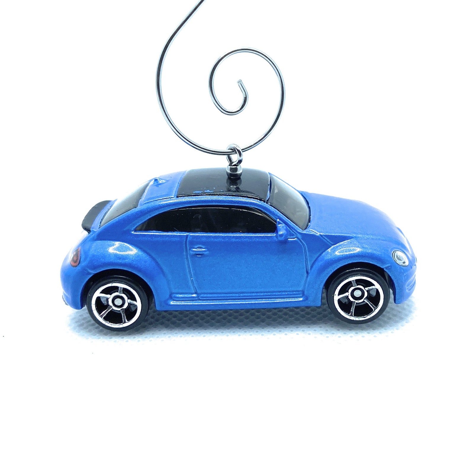 VW Beetle Bug Christmas Ornament 164 Blue Etsy