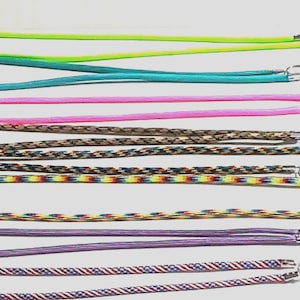 Eyeglasses chain Sunglasses 30&quot;Chain Holder 8 Variations 550 Paracord Flag-Camo-Rainbow-Rainbow Bright-Fluorescent Green and Pink-Teal