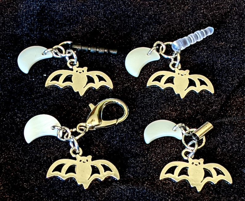 Cell Phone Charm Dust Plug Keychain Zipper Pull 3.5mm Audio Etsy