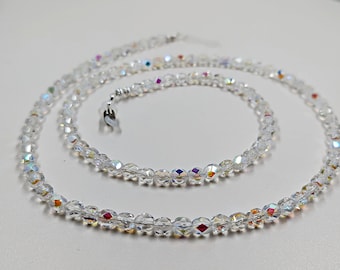 AB Crystal Eyeglasses Chain: Shiny Women's Sunglasses Accessory