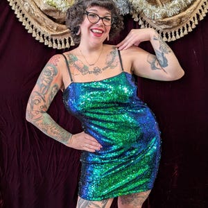 Crazy Sequin Dress - Etsy