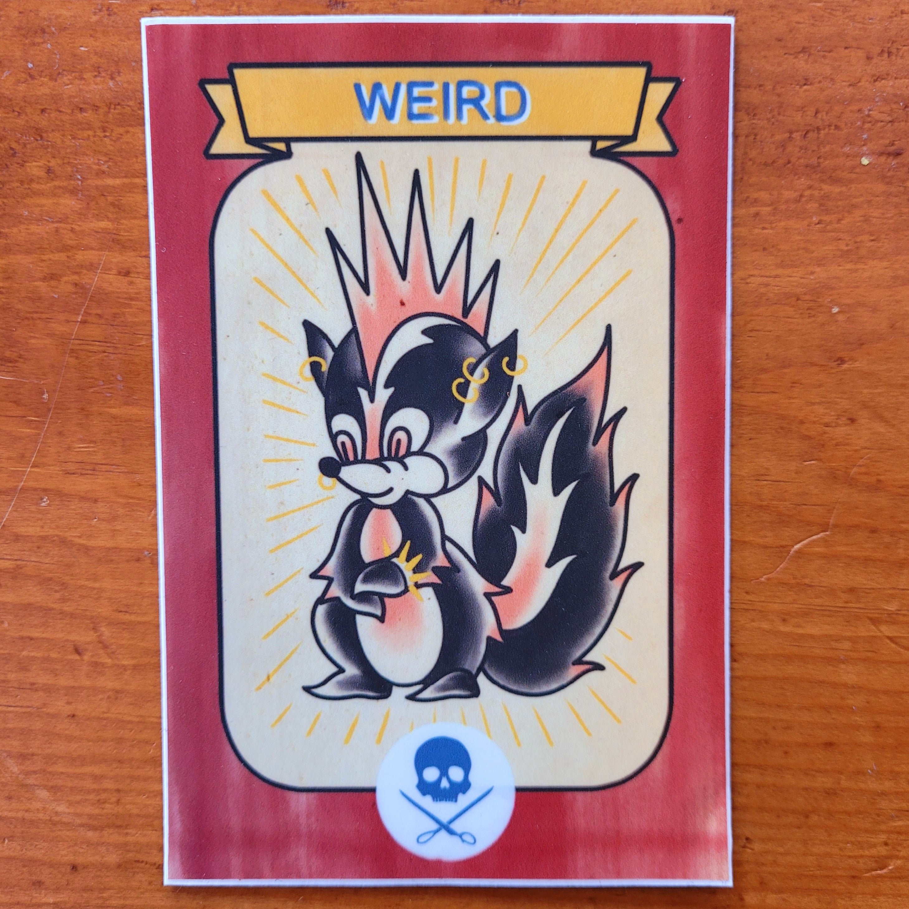Sideshow Sticker Active Abernathy's Weird Punk Skunk Sideshow Vinyl Waterproof Sticker - Etsy