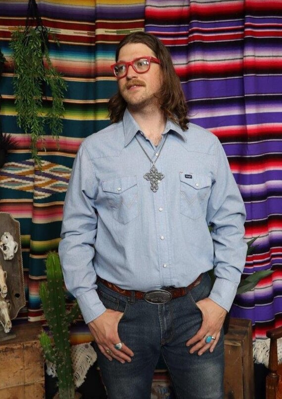 Vintage 1970s Wrangler Denim Button up Double Breasted Pockets - Etsy