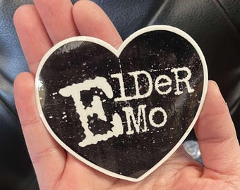 Unforgiven Elder Emo Glossy Vinyl Sticker