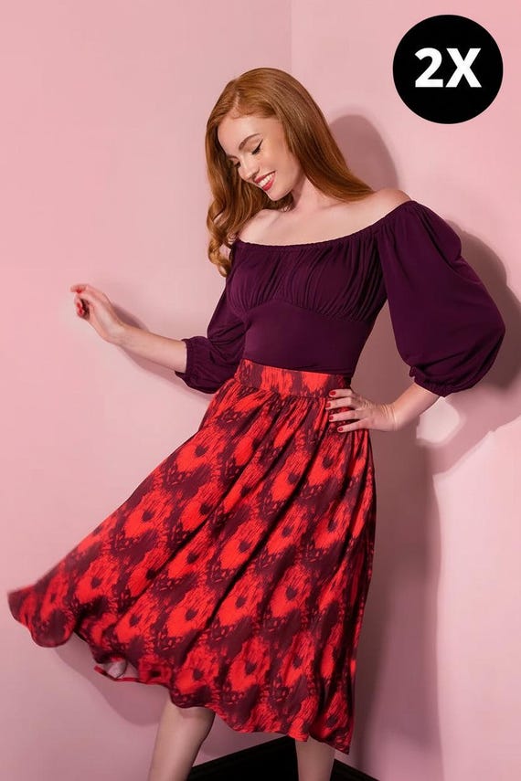 Gently Used Vixen IT Ch 2 Cottage Swing Skirt (2X)