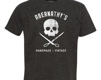 Abernathy's Skull & Scissors Toddler Tshirt