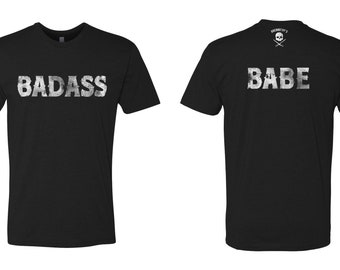 Abernathy's Badass Babe Unisex Black Tshirt