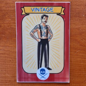 Sideshow Sticker Active Abernathy's Vintage Sideshow Vinyl Waterproof Sticker - Etsy
