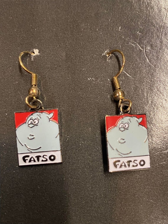 Vintage 1995 Fatso Casper Earrings: Retro Y2K Nostalgia View 2