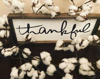Thankful sign