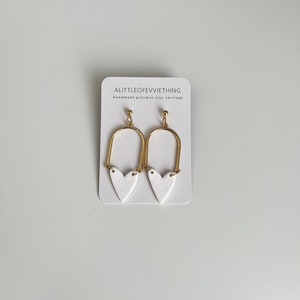 Heart Arches | Polymer Clay Earrings