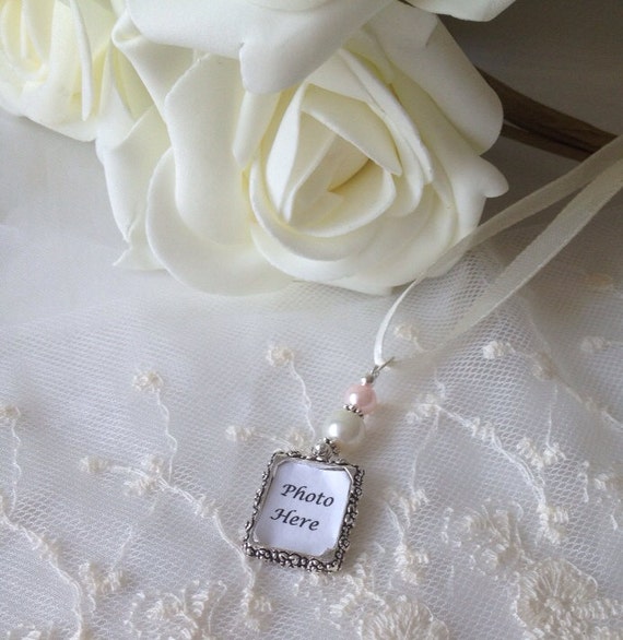Wedding Bouquet Picture Charm Memory Frame