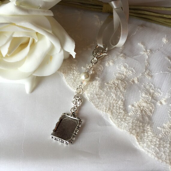 Bridal Bouquet Memory Photo Charm Wedding Picture Bridal Bouquet Memory Photo Charm