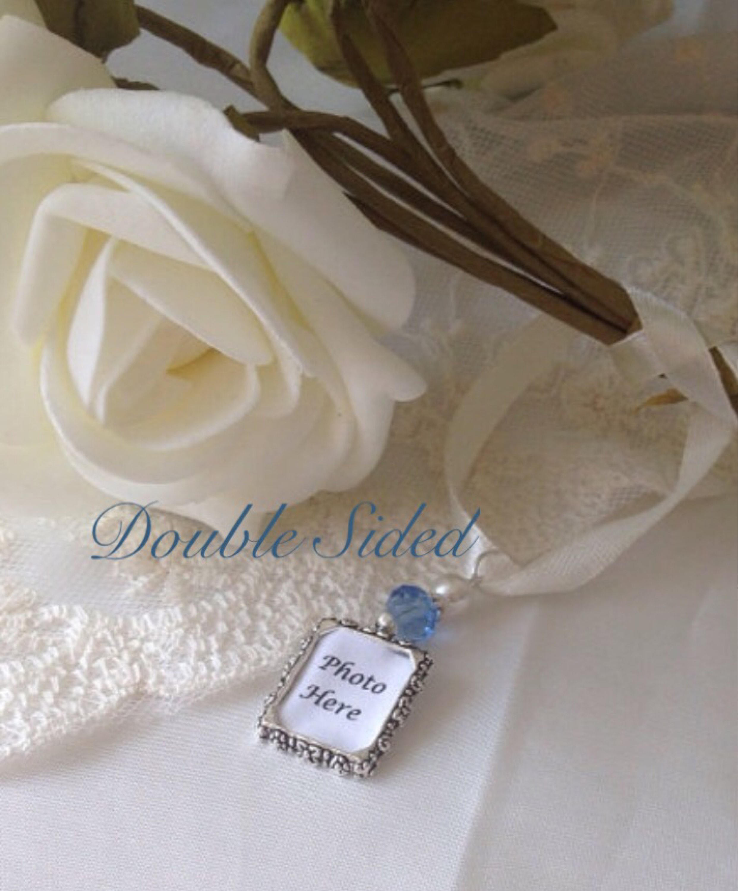 Two Sided Bouquet Picture Frame Memory Frame Bouquet Photo Etsy