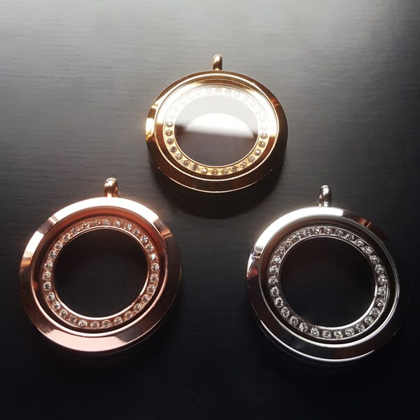 Floating Lockets Etsy