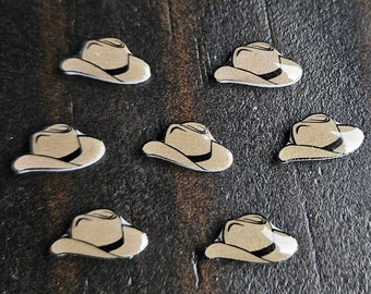 Cowboy Hat Floating Charm for Floating Lockets-11mx6mm-1 Piece-Gift Idea
