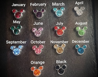 Mickey Mouse Ears September Birthstone Floating Charm