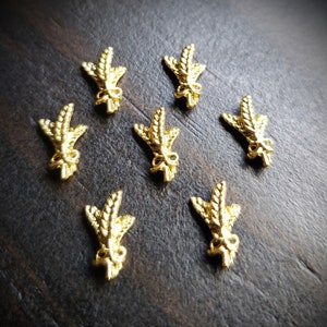 Wheat Floating Charm: Locket Filler (8mmx10mm) (1 Piece)