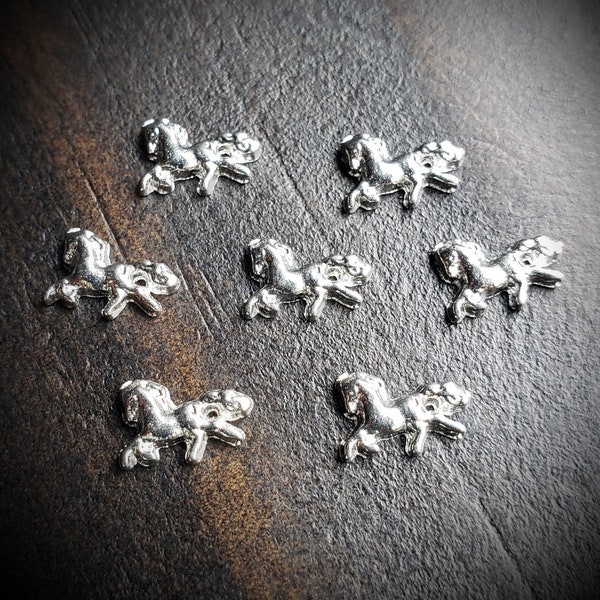 Horse Floating Charm Floating Lockets-1 Piece-8mmx6mm-Tiny Charm-Locket Charm-Gift Idea for Women