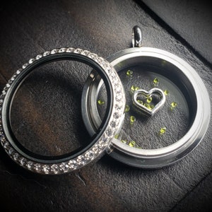 Olive Pixie Dust Crystals for Floating Lockets-1.2mm-August Birthstone Color-Color Embellishments-Gift Idea