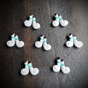 Ear Buds Floating Charm: Music Lover Locket Charm (8mm) (1 Piece)