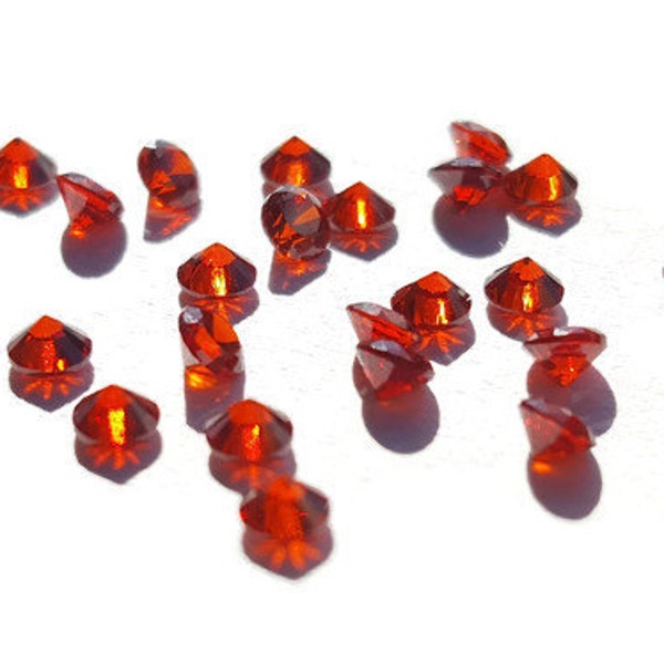 5 or 10-Pack of Garnet Red Stardust Crystals for Floating Lockets-2.8mm-Gift Idea