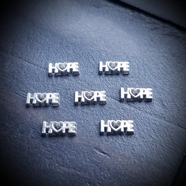 Hope Floating Charm for Floating Lockets-1 Piece-Gift Idea