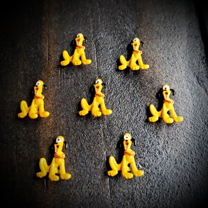 Cartoon Dog Floating Charm for Floating Lockets-10mmx8mm-1 Piece-Pluto-Gift Idea