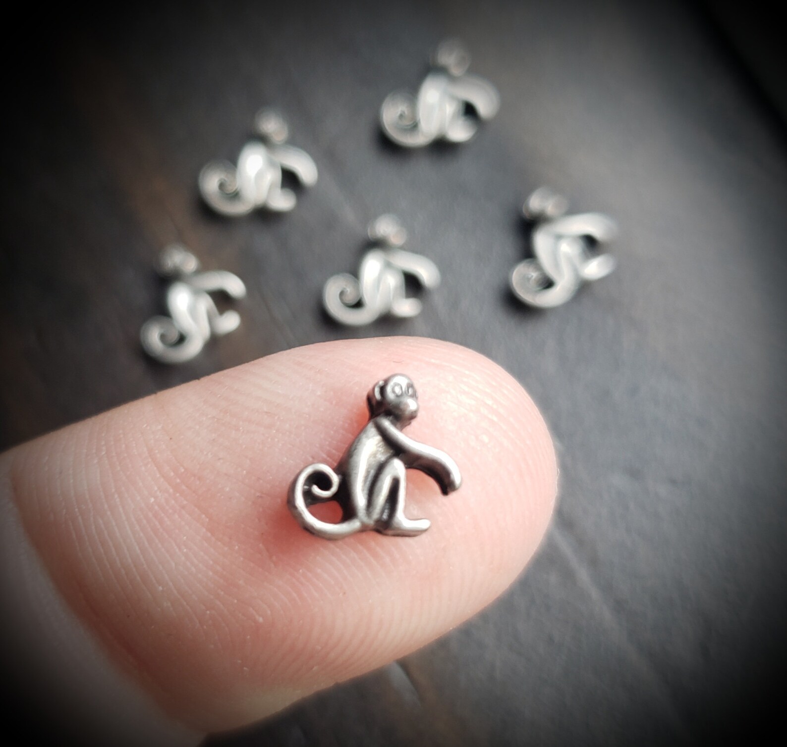 Locket Monkey Monkey Floating Charm for Floating Lockets-8mm X8mm-1 Piece-gift Idea ...