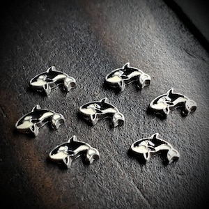 Orca Floating Charm for Floating Lockets-Killer Whale-1 Piece-9mmx5mm-Gift Ideas for Women