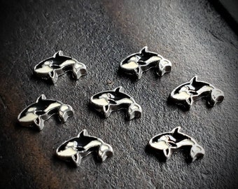 Orca Floating Charm for Floating Lockets-Killer Whale-1 Piece-9mmx5mm-Gift Ideas for Women