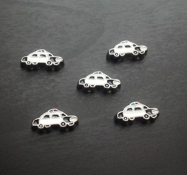 Police Car Floating Charm for Floating Lockets-1 Piece-gift - Etsy