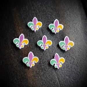 Fleur De Lis Floating Charm for Floating Lockets-French Lily-8mmx9mm-1 Piece-Gift Idea