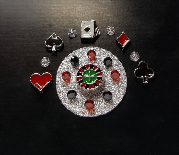 Casino Floating Locket Necklace-vegas-gambling-poker-gift Idea 