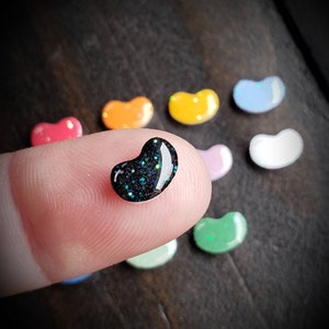 Jelly Bean Floating Charm for Floating Lockets-Colorful Jelly Bean-Easter Charms-9mmx6mm-Flatback-Resin/Acrylic-Handmade image 4