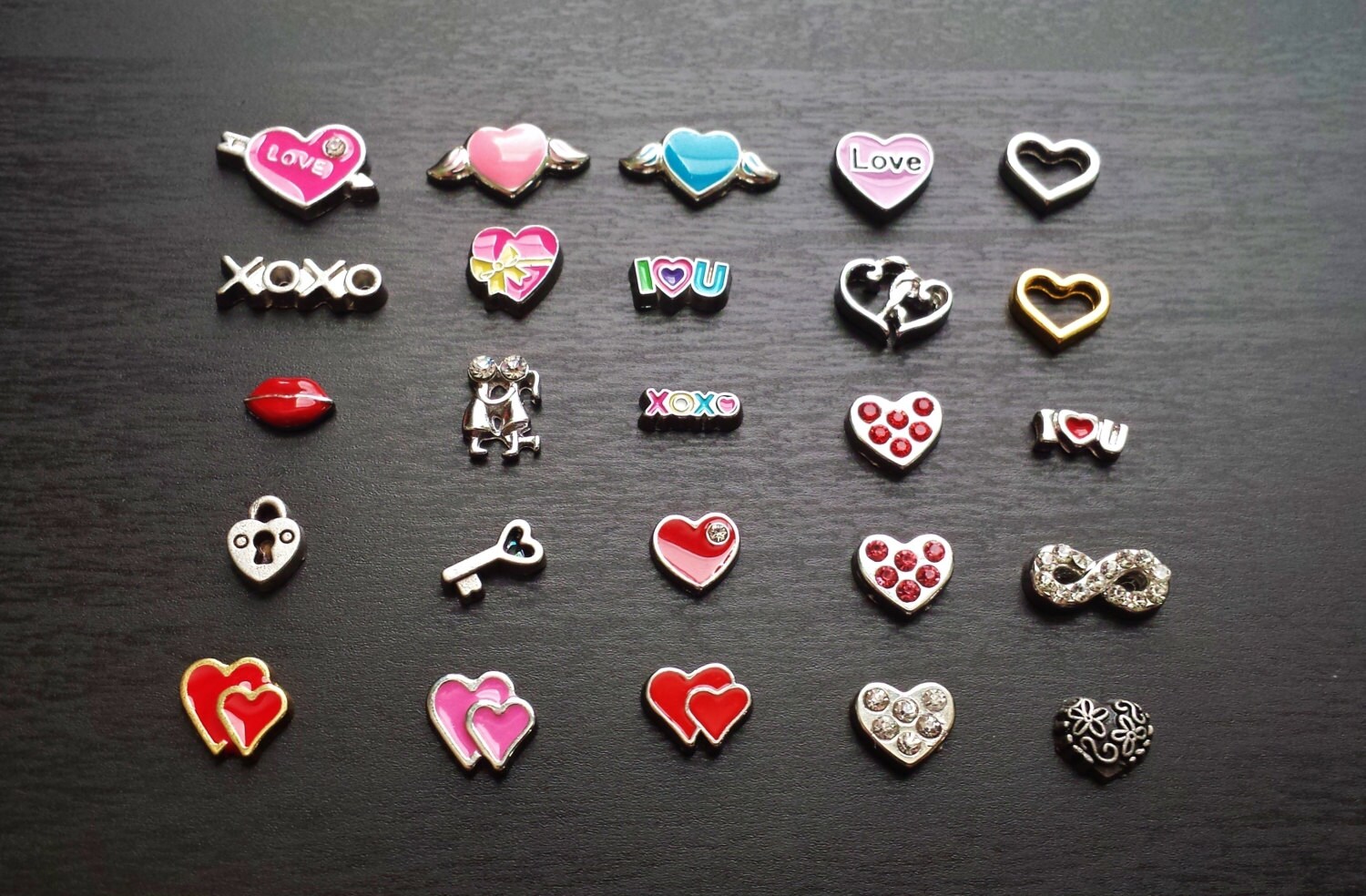 Valentine's Day Floating Charm for Floating Lockets-1 Piece-Gift …