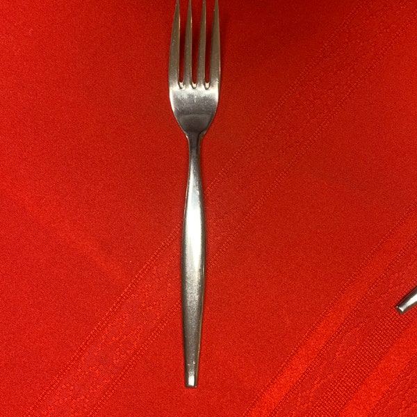 1 mid century Montgomery ward mwco stainless steel dinner fork