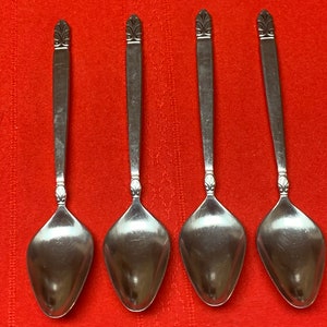 Imperial International Stainless STAMFORD 4 Teaspoons Burnished 