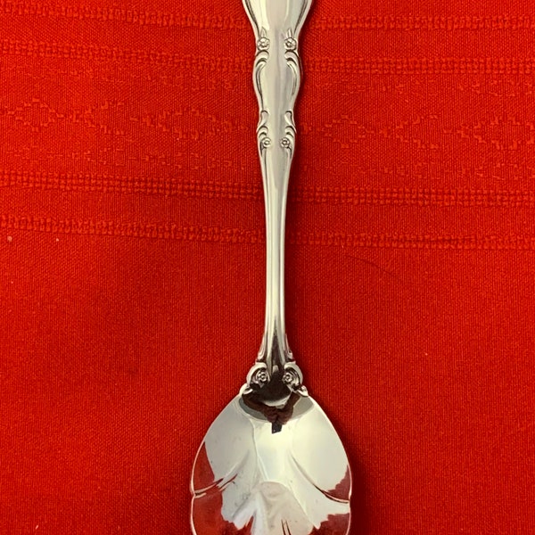 1 imperial florelle stainless steel sugar spoon