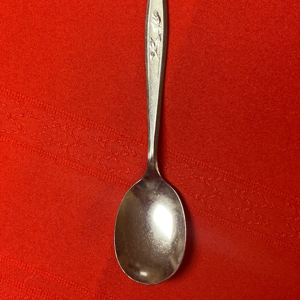 1 Simeon George Rogers Oneida maybrook stainless steel sugar spoon