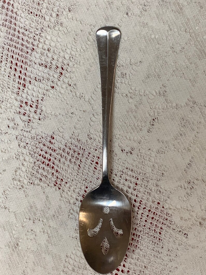 1 Oneida Oneidaware Allegiance Stainless Steel Slotted Serving Etsy