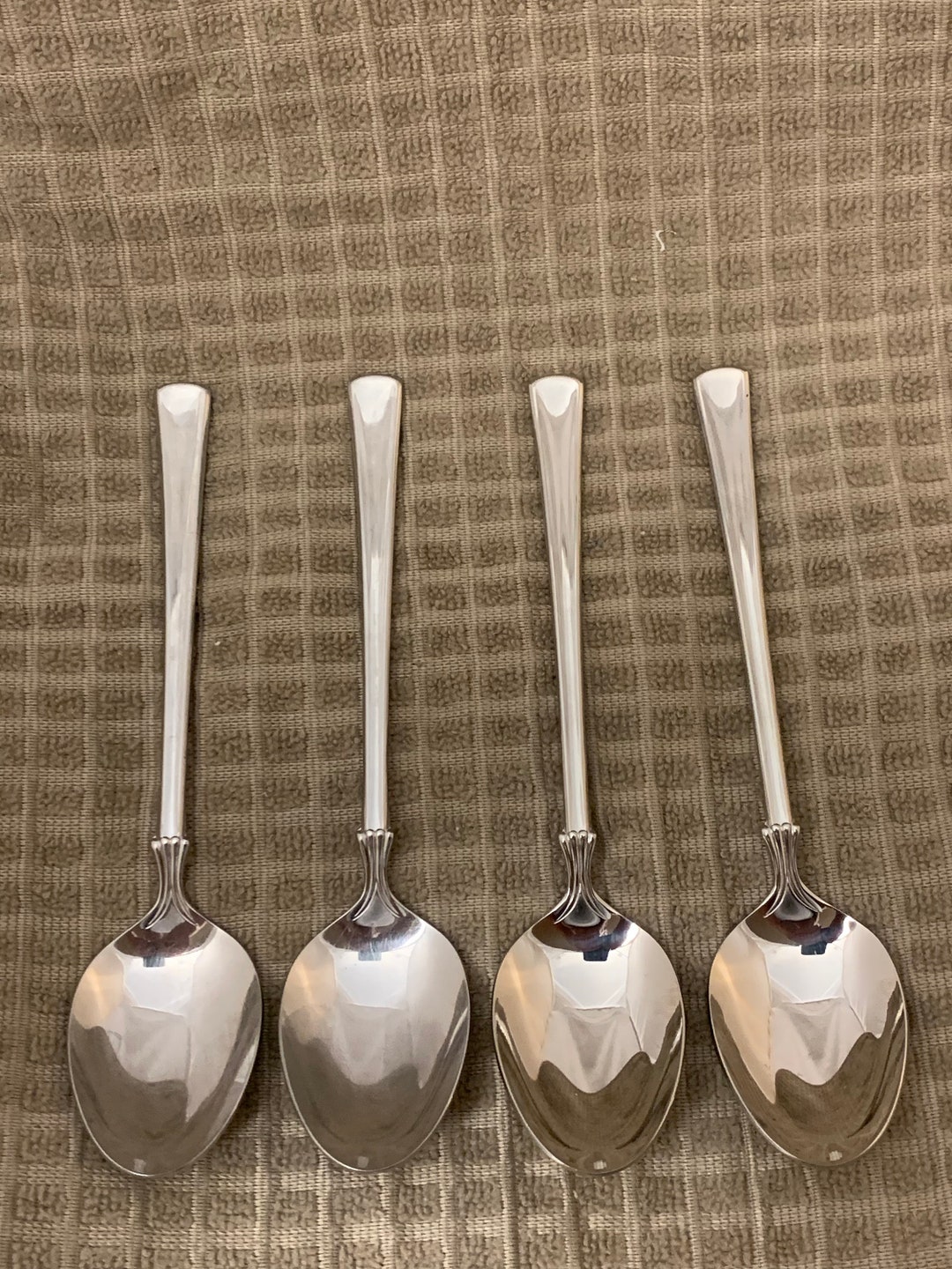 Set of 4 Mikasa Verona Stainless Steel Oval Soup Spoons Tablespoons Etsy